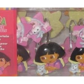 Dora the Explorer & Boots Shower Curtain Rings