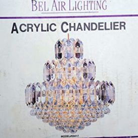 Bel Air Lighting 9 Light Retro Acrylic Chandelier
