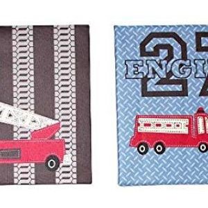 Engine 27 Canvas Wall Dcor - Set of 2
