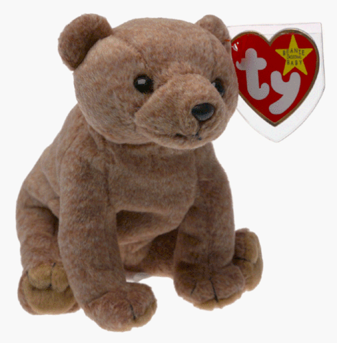 Ty Beanie Baby - Pecan The Bear Beanbag Plush