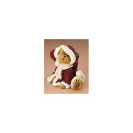 Boyds Bears Bearstone Resin Figurine - Lil' Nick Happy Holidays! #228456 Retired