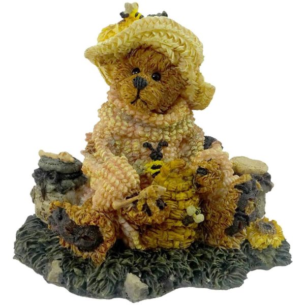 Boyds Bears Bearstone Resin Figurine - Bailey Honey Bear