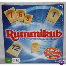RUMMIKUB 1997 Pressman Fast Moving Rummy Tile Game