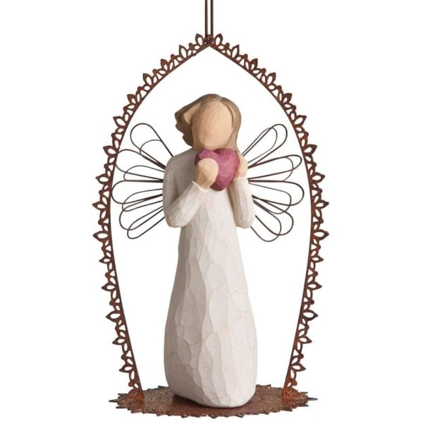 Willow Tree Angel of The Heart Trellis Ornament