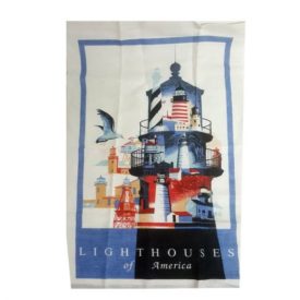 Lighthouses of America Wall Tapestry 16 x 27 Inches