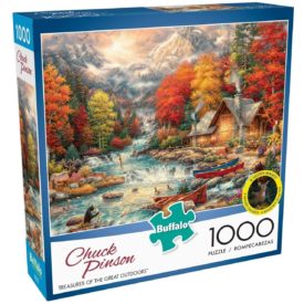 Buffalo Games - Treasures of The Great Outdoors - 1000 Piece Jigsaw Puzzle with Hidden Images