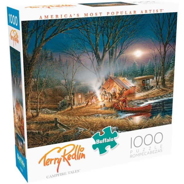 Buffalo Games - Terry Redlin - Campfire Tales - 1000 Piece Jigsaw Puzzle