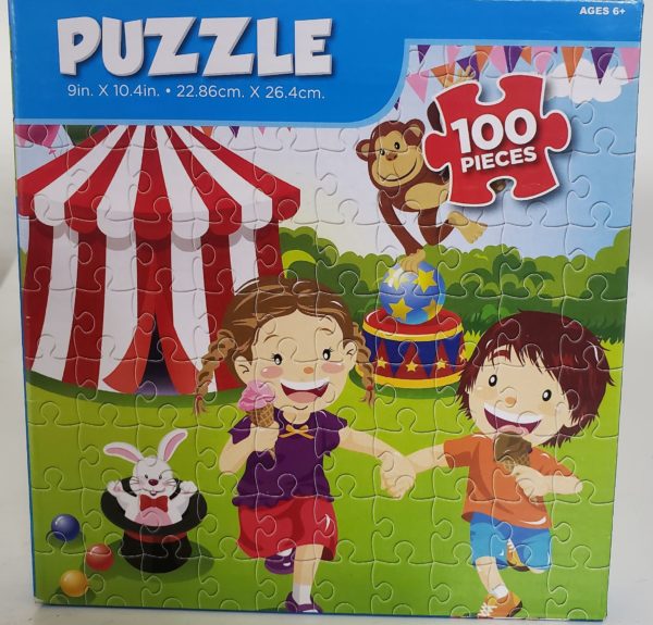 Children At Carnival 100 Piece Puzzle Ages 6+