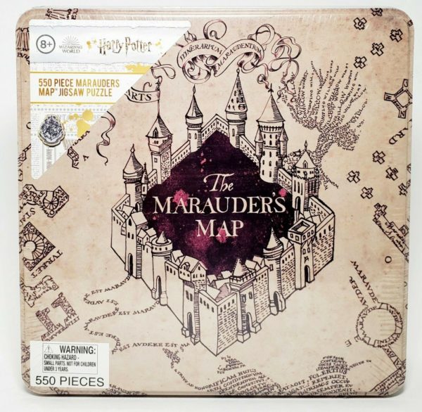 Harry Potter Marauders Map Jigsaw Puzzle 550 Piece In Collectible Tin Ages 8+