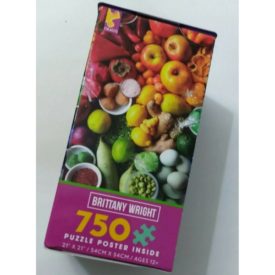 Brittany Wright FRUITS AND SPICES 750 Piece Puzzle with Poster 21" x 21"