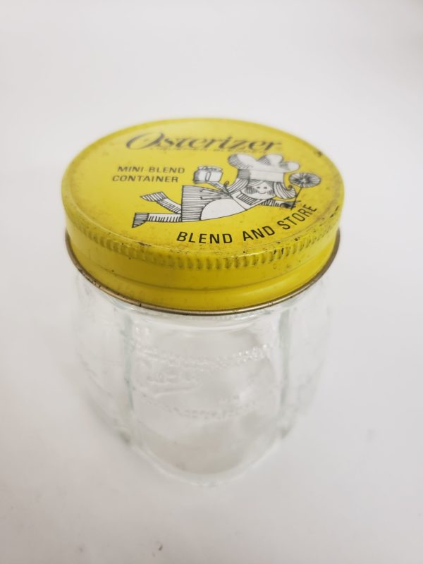 Vintage Oster Osterizer Blend And Store Mini-Blend Glass Container 8 oz.