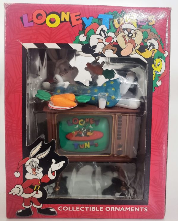 Looney Tunes Collectible Ornament - Bugs Bunny On Top of TV