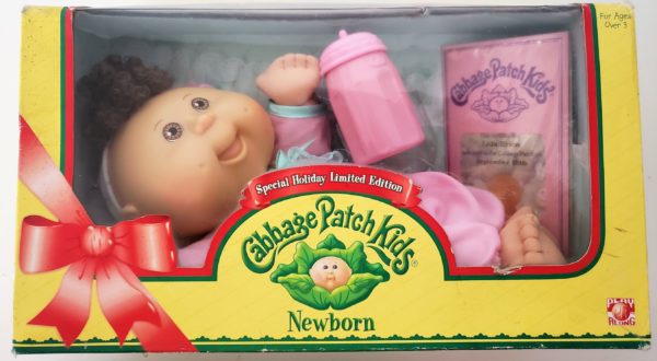 2005 Jakks Pacific Cabbage Patch Kids Newborn Baby Girl Doll - Lola Erica