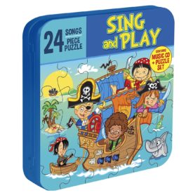 Sing & Play Pirates Children's' Music CD (Includes 24 Piece Puzzle in Collector's Tin)