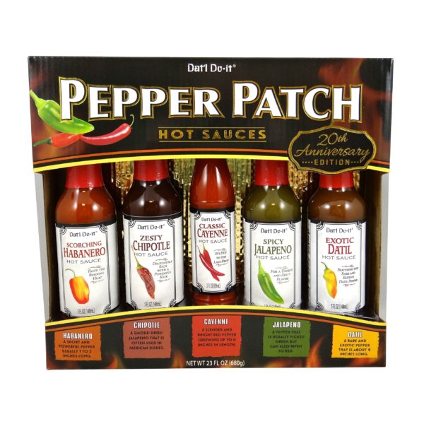 Dat'l Do-It Pepper Patch Sauces Gift Set, 5 Sauces