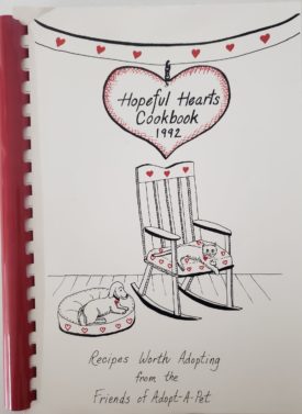 Hopeful Hearts Cookbook 1992  - Recipes From Friends of Adopt-A-Pet (Plastic-comb Paperback)