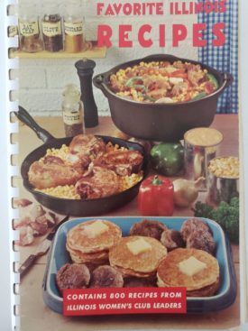 Favorite Illinois Recipes Cookbook Illinois Womens Club Leaders (Plastic-comb Paperback)