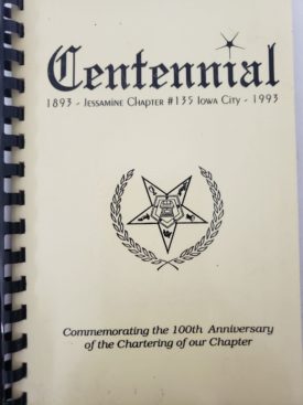 Centennial Cookbook Jessamine Chapter #135 Iowa City 1893-1993 (Plastic-comb Paperback)