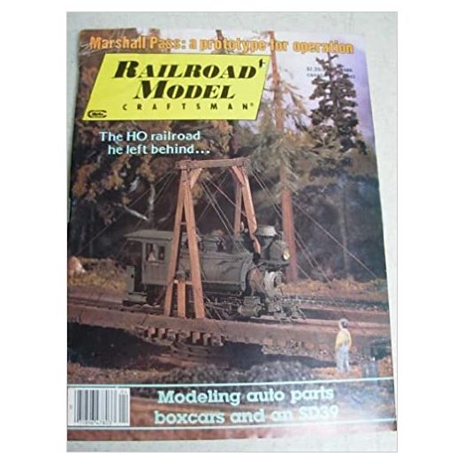 Railroad Model Craftsman Magazine, April 1986 - Vol 54 No. 11 (Collectible Single Back Issue Magazine)