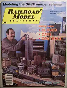 Railroad Model Craftsman Magazine, March 1986  - Vol 54 No. 10 (Collectible Single Back Issue Magazine)