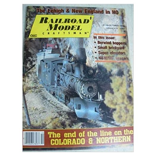 Railroad Model Craftsman Magazine, October 1986 - Vol 55 No. 5 (Collectible Single Back Issue Magazine)