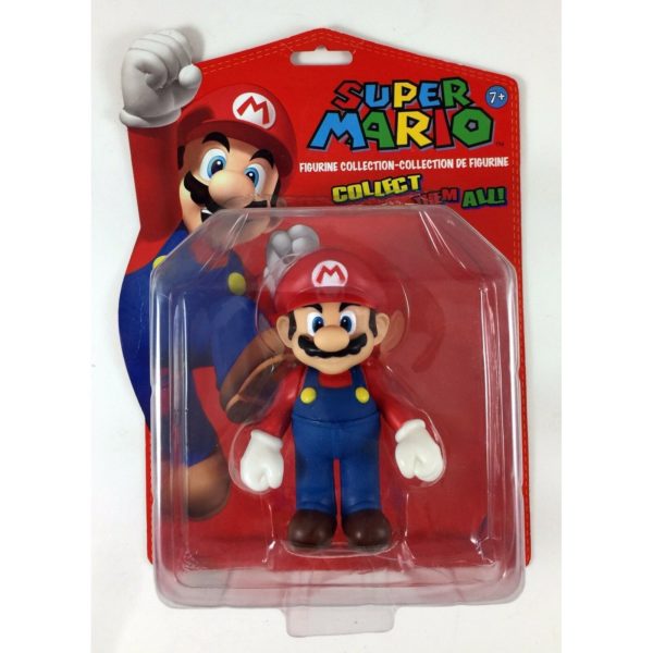 Nintendo 5" Classic Super Mario Brothers Action Figure MARIO Collectible #345