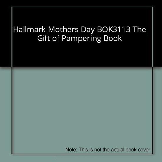 Hallmark Mothers Day BOK3113 The Gift of Pampering Book