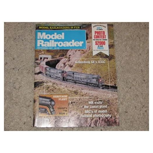 Model Railroader (September 1987) - Vol 54 No. 9 (Collectible Single Back Issue Magazine)