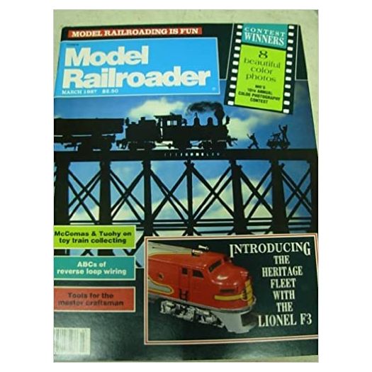 Model Railroader (March 1987) - Vol 54 No. 3 (Collectible Single Back Issue Magazine)