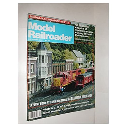 Model Railroader (December 1987) - Vol 54 No. 12 (Collectible Single Back Issue Magazine)