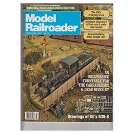 Model Railroader  (February 1987) - Vol 54 No. 2 (Collectible Single Back Issue Magazine)