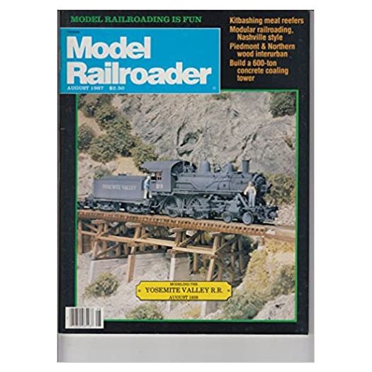 Model Railroader (August 1987) - Vol 54 No. 8 (Collectible Single Back Issue Magazine)