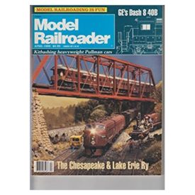 Model Railroader [ April 1989 ] - Vol 56 No. 4 (Collectible Single Back Issue Magazine)