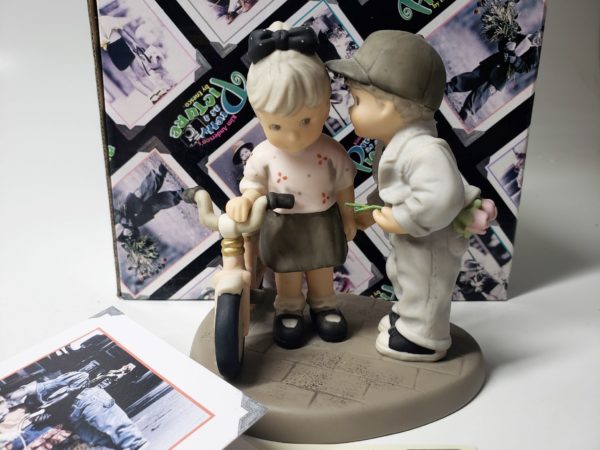 Kim Anderson's Pretty As A Picture "My Girl" Boy & Girl With Bicycle Figurine 785881