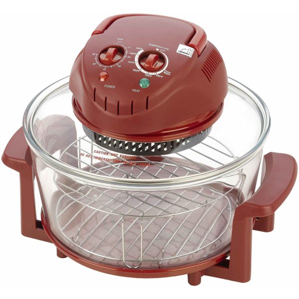 Fagor Halogen Tabletop Oven, Red