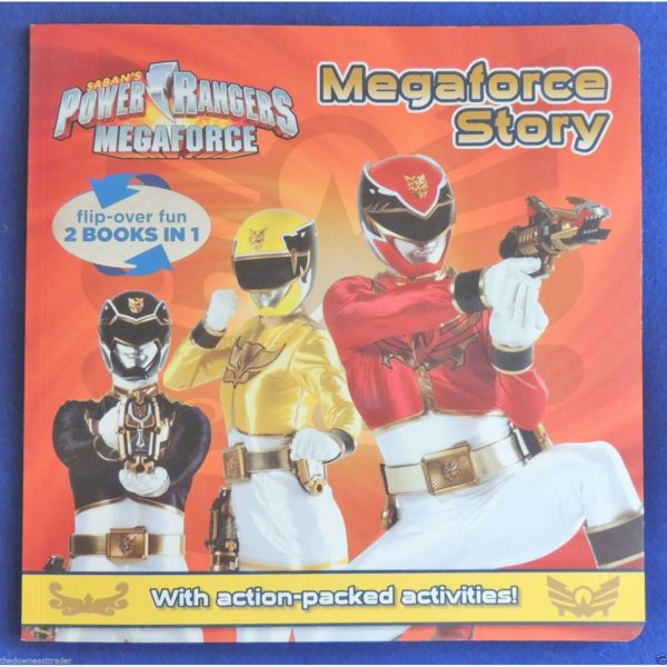 2-in-1 Sabans Power Rangers Megaforce Action Activities & Story Book Parragon (Paperback)