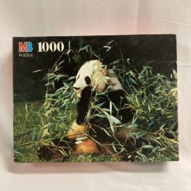 Vintage 1994 Milton Bradley Nature "Giant Panda" 1000 Piece Jigsaw Puzzle 4091-8