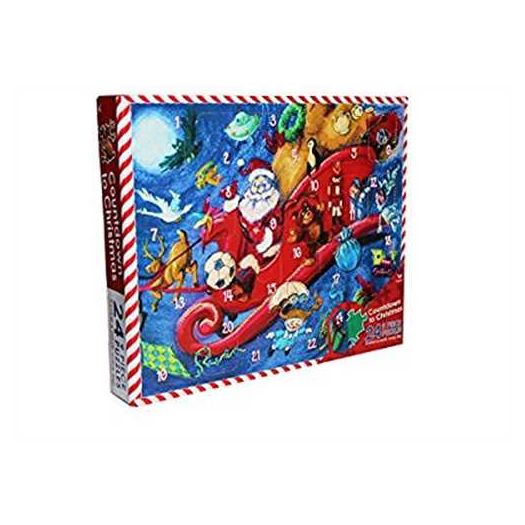 Cardinal Puzzle Advent Calendar - Santa's Crazy Flight