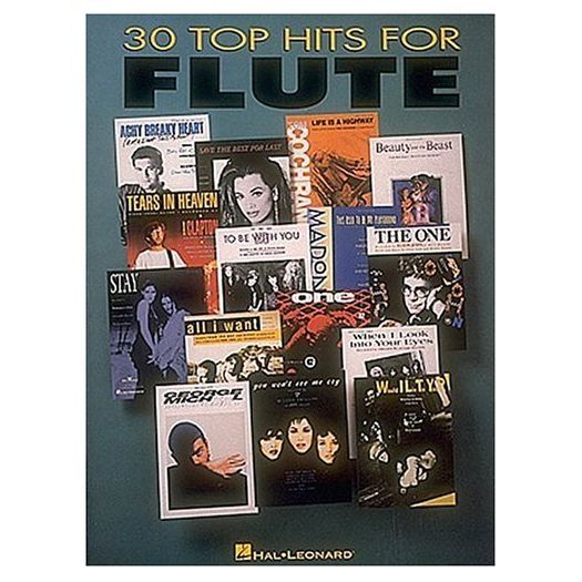 30 Top Hits - Flute (Paperback)