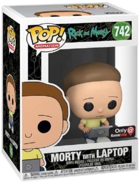 Funko Pop! Animation: Rick & Morty - Morty With Laptop