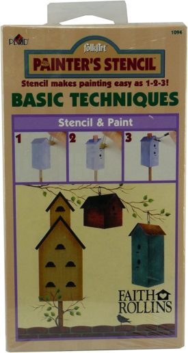Stencil & Paint Basic Techniques (VHS Tape)