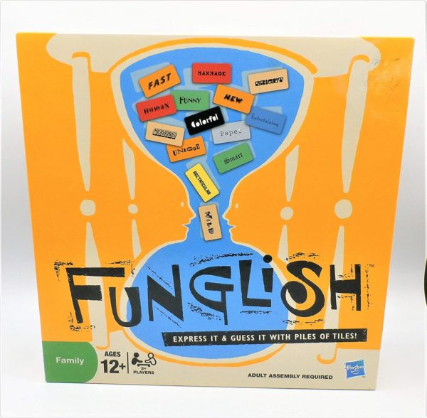 Hasbro Gaming Funglish Game: Express It & Guess It With Piles Of Tiles
