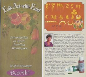 Folk Art with Enid - Intro. To Multi-Loading Techniques (VHS Tape)