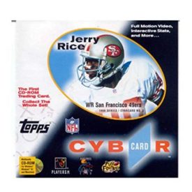 Topps NFL CyberCard 1996 Series Jerry Rice ( Multimedia CD)