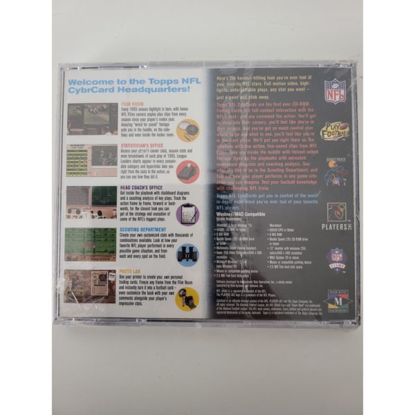 Topps CyberCard No. 26 1996 Series Eric Metcalf (Multimedia CD)