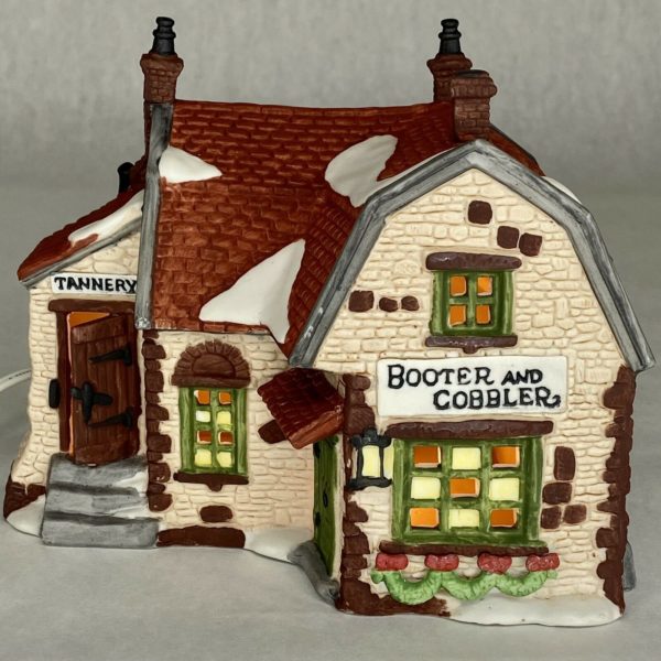 Dept 56 Heritage Dickens Village Lighted House - Booter And Cobbler 5924-2