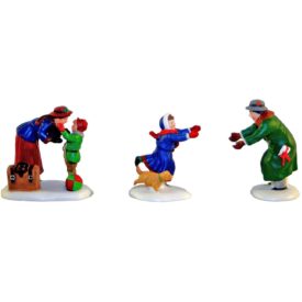 Dept 56 Heritage Village Accessory Welcome Home 3-Piece Figurine 5533-6