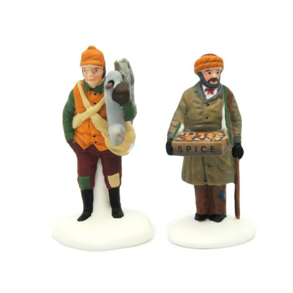 Dept 56 Heritage Village Accessory Village Street Peddlers Figurine Set 5804-1