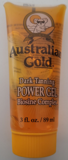 Australian Gold Dark Tanning Power Gel Biosine Complex 3 OZ.