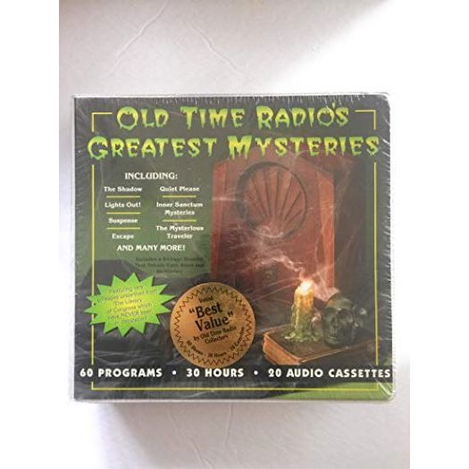 Old-Time Radio's Greatest Mysteries 20 Audio Casettes